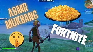 ASMR Gaming  Mac amp Cheese Mukbang 🥣  Spectating NEW FORTNITE SEASON  Whispering Mouth Sounds [upl. by Genovera76]