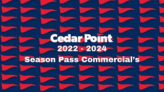 Cedar Point 2022  2024 Season Pass Commercial’s [upl. by Rooker39]