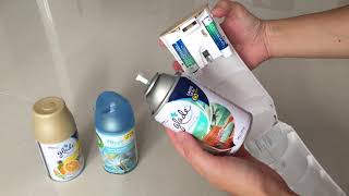 Glade Automatic Air Freshener Spray Review and does it work with Air Wick refills [upl. by Alveta]