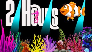 Relaxing music sleep ocean fish Lullaby and calming undersea animation Fish aquarium Fish lullaby [upl. by Thurber219]