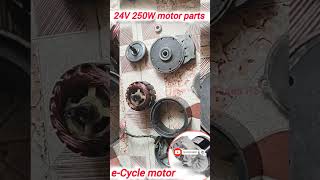 24V 250W eCycle motor partselectrical motorseCycle motor multitechnical ecycle motorcycle [upl. by Niawd327]