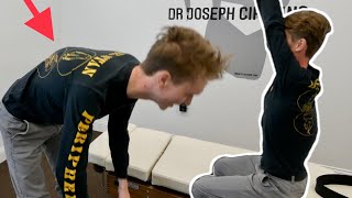 Man with SEVERE HYPERKYPHOSIS gets His FIRST Chiropractic Adjustment [upl. by Tteltrab727]