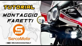 FARETTI SERCOMOTO  RECENSIONE E MONTAGGIO SU DUCATI DESERTX [upl. by Eterg]