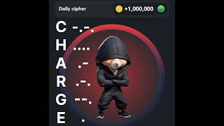 16sep Daily cipher code for 1M Today Hamster Kombat Daily cipher code 16 September cipher code [upl. by Normie846]