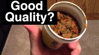 quotTetra Minquot Tropical Crisps Fish Food Review [upl. by Nitaf]