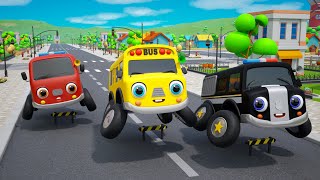 Wheels On The Bus Go To Town  Nursery Rhymes amp Kids Songs  Baby Car Songs TV [upl. by Mehcanem]