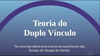 Teoria do Duplo Vínculo Terapia Familiar Sistêmica Formação em Terapia de Casal [upl. by Acired]