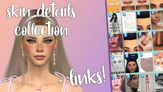 sims 4 cc skin details entire collection LINKS [upl. by Yevol]