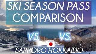 JAPAN SKI SEASON PASS Comparison 20232024 SAPPORO HOKKAIDO 4k 🏂🗾🗻 Rusutsu Teine Bankei Onze [upl. by Hoang]