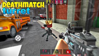 KUBOOM 3D  DEATHMATCH GAMEPLAY WITH TURRET  AND NEW GUN SKIN OF G36C [upl. by Astera956]