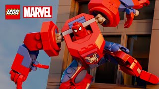 🕷️ SpiderMan Showdown Doc Ock amp Venom FaceOff 🕷️  LEGO Marvel SpiderMan [upl. by Curhan]