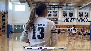 NHS VS Portola HS JV Volleyball Set 1 [upl. by Yehc]