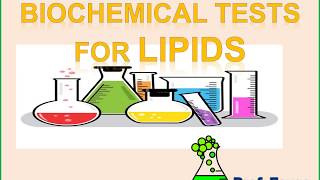 Biochemical Test For Lipids 6 main test for lipids [upl. by Samaria]