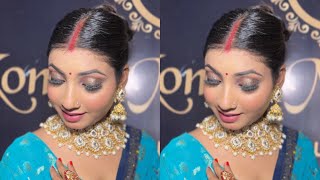 KARVACHAUTH MAKEUP LOOK ❤️❤️  KARVACHAUTH MAKEUP AT HOME [upl. by Pepito675]