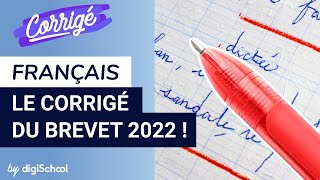 Brevet  correction de lépreuve de français 2022 [upl. by Swisher727]