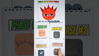 SPRUNKI Raddy  ASMR Phase 1vs2vs3vs4squishyblindbag papercraft sprunkiincrediboxsquishy shorts [upl. by Lanfri138]