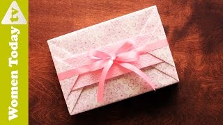 🌺 Hướng Dẫn Cách Gói Quà Đẹp Nhanh Đơn Giản  Tip Gift wrapping idea [upl. by Fridlund]