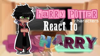 Harry Potter characters 4th year react to Harry  Drarry  WIP [upl. by Heaps]