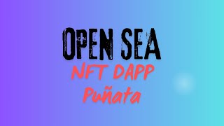 NFT minting project  OpenSea integration [upl. by Modern]