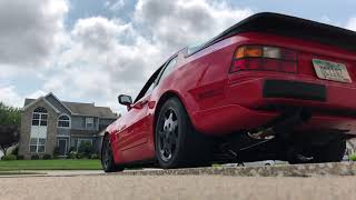 Porsche 944 Turbo with 3in turbo back exhaust Cold start up [upl. by Egap]