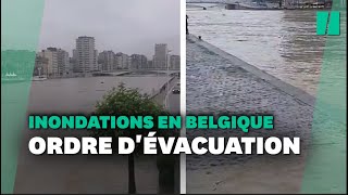 Appel à évacuer Liège après les inondations qui touchent la Belgique et lAllemagne [upl. by Beera]