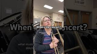 When is the concert band trumpet flute percussion banddirector clarinet trombone schoolband [upl. by Nnaear]