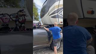 How We Hook Up Our RV for Travel Day  RV Life with a Family of 7 🚐✨ rvlife rvlifestyle [upl. by Ilise]