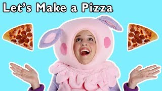 Lets Make a Pizza  More  FUN EATING SONG  Mother Goose Club Phonics Songs [upl. by Sammer940]