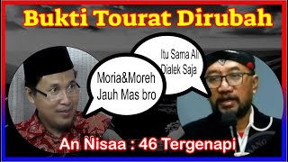 Pendapat Bambang Noorsena Di Babat Ust Menachem ALi  Ada Yang Merubah rubah Kitab Tourat [upl. by Remos541]