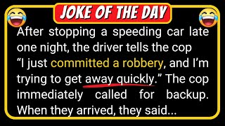 🤣 THE BEST JOKE OF THE DAY  A cop stops a speeding car late one night [upl. by Nilrem]