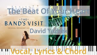 🎹The Beat Of Your Heart Chord amp Lyrics David Yazbek Synthesia Piano [upl. by Arreik]