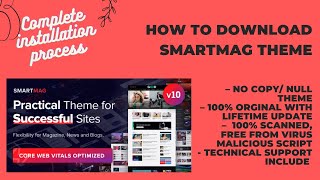 SmartMag Theme download with License Key enabled and Lifetime update cheap price [upl. by Ahoufe]