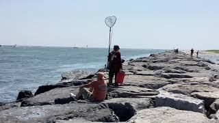 Fishing trip 2021  Barnegat lighthouse and Mantoloking bridge [upl. by Lynch]