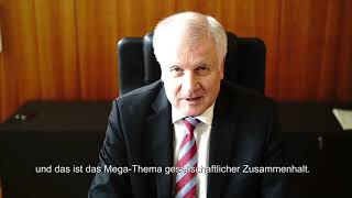 Bundesinnenminister Horst Seehofer lädt zum Dialog mit dem BMI ein [upl. by Karon]