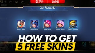 HOW TO GET 5 FREE SKINS FROM THE NEW ALLSTAR EVENT [upl. by Moonier819]