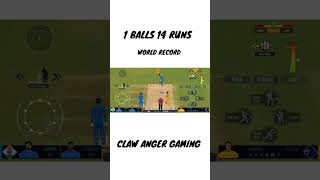 1 BALLS 14 RUNS WORLD RECORD  RC 24 WORLD RECORD  rc24 newupdatereleasedate cricket [upl. by Jauch]