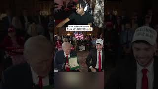 Adin Ross Gifts Donald Trump A Rolex🤯 [upl. by Benia]