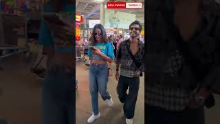 Sana makbool and Stebin at airport sanamakbul trendingreels bollywooddazzle StarsEverywhere [upl. by Niarfe787]