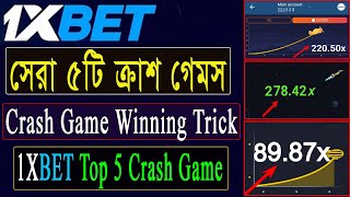 1xbet এর সেরা ৫টি ক্রাশ গেমস  কিভাবে 1XBET এ Crash গেমস খেলে উইন হবেন  1Xbet top 5 Crash Game 2022 [upl. by Alasdair515]