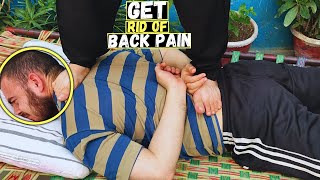 Complete Walk On Back Massage ASMR To Treat Back Pain ASMR Relaxing Back And Neck Massage [upl. by Hgielac]