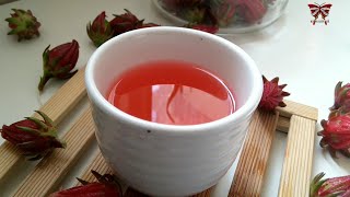 How to make Roselle Tea  Hibiscus Tea Healthy Herbal Tea [upl. by Nicholas]