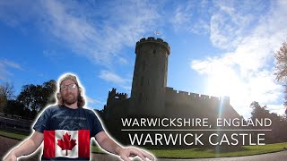 Canadian🍁 REACTS to Warwick Castle Is this the BEST Castle in England [upl. by Anegroeg656]