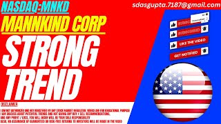 STRONG TREND  MNKD STOCK ANALYSIS  MANNKIND CORP STOCK  MANNKIND STOCK [upl. by Wickner]