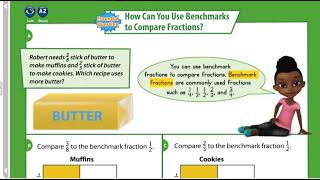 85 Use Benchmarks to Compare Fractions [upl. by Wohlert217]