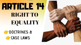 ARTICLE 14  Fundamental Rights  Indian Constitution  With Case Laws [upl. by Teece]