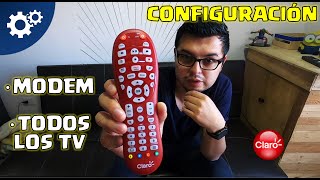 ✅⚙ Como CONFIGURAR el control CLARO en cualquier TELEVISOR TV y Decodificador Facil y rapido [upl. by Noitna870]