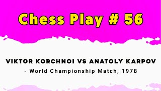 Viktor Korchnoi vs Anatoly Karpov  World Championship Match 1978 [upl. by Raviv]