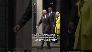 Obama Pays Surprise Visit To UK Prime Minister Rishi Sunak  Subscribe to Firstpost [upl. by Kcim]