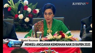 Menkeu Anggaran Kemenhan Naik di RAPBN 2020 [upl. by Ahsiakal]