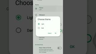 How to enable dark mode on whatsapp \ whatsapp guide subscribe [upl. by Irollam]